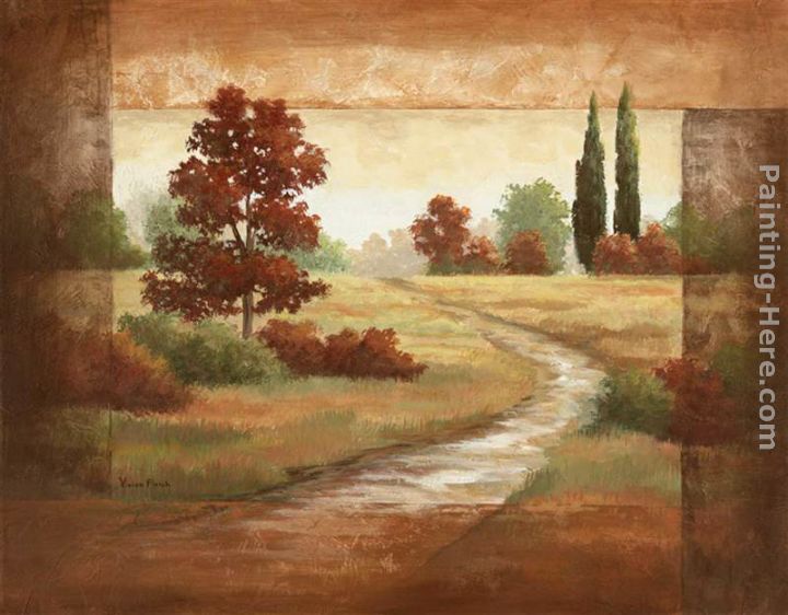 Autumn Scroll II painting - Vivian Flasch Autumn Scroll II art painting